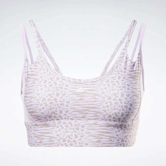 Reebok Women's Purple Leopard Print Sports Bra‎ Small - Picture 5 of 8